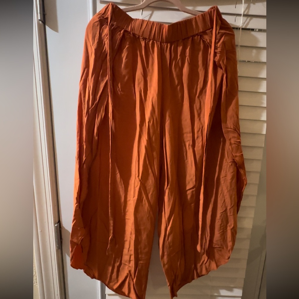 Parachute side split pants